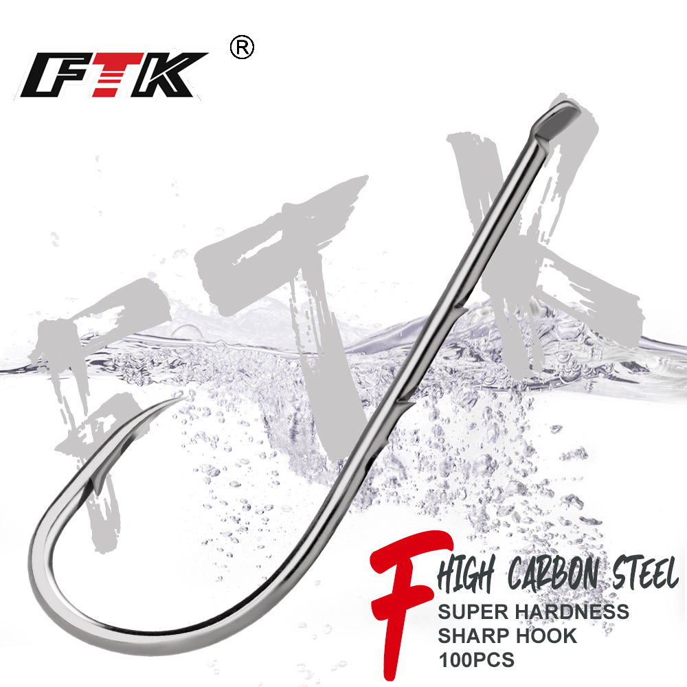 Fishing Lure Jig - Anzuelos de Pesca FTK, 100 Unidades,