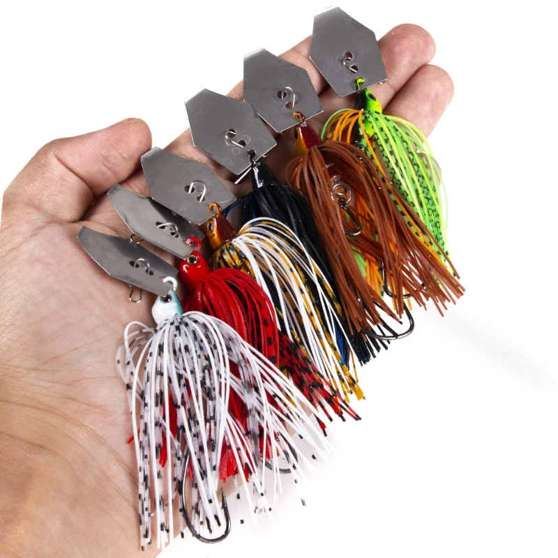 Fishing Lure Spinnerbait - 6 unids/set Chatterbait Señuelos de Pesca