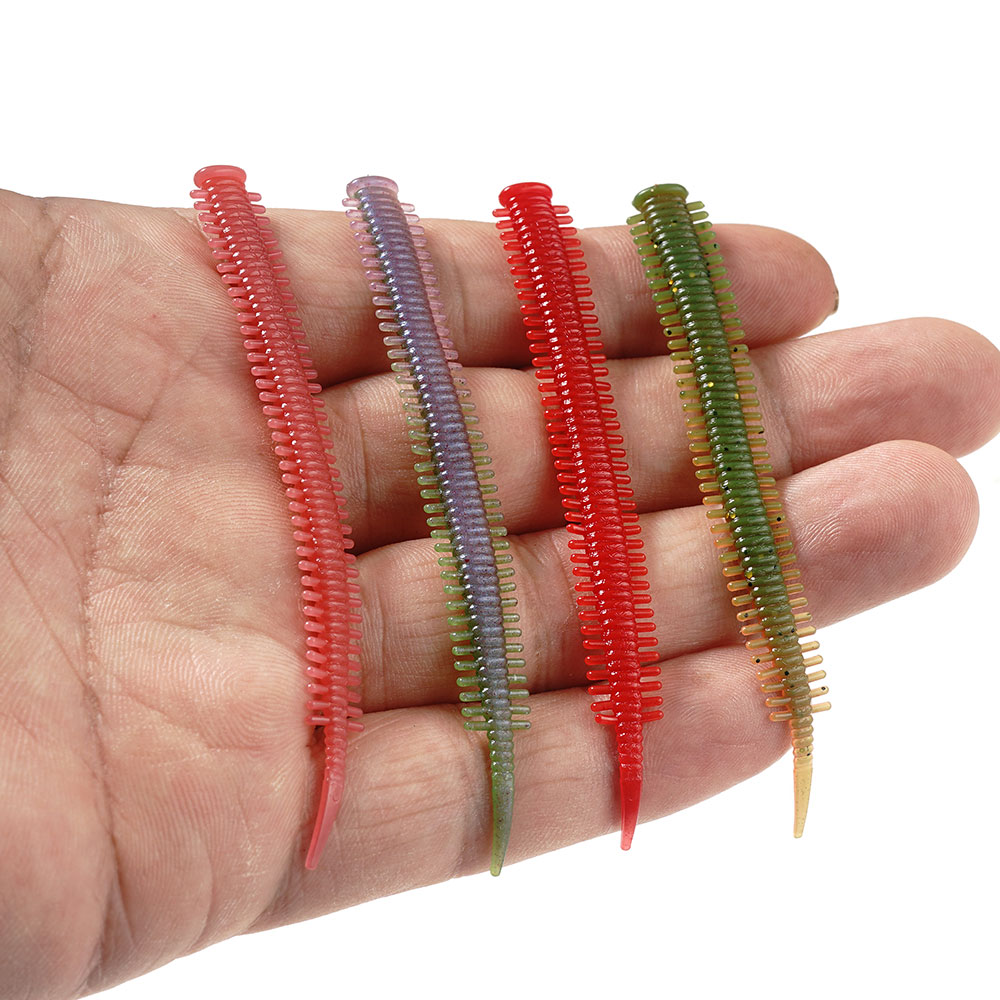 SUNMILE 10 señuelos de gusano  - Fishing Lure Soft Plastic reseña y precio