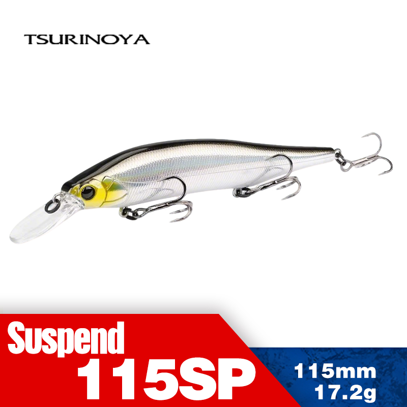 TSURINOYA 115mm 17,2g suspensi - Fishing Lure Jerkbait reseña y precio