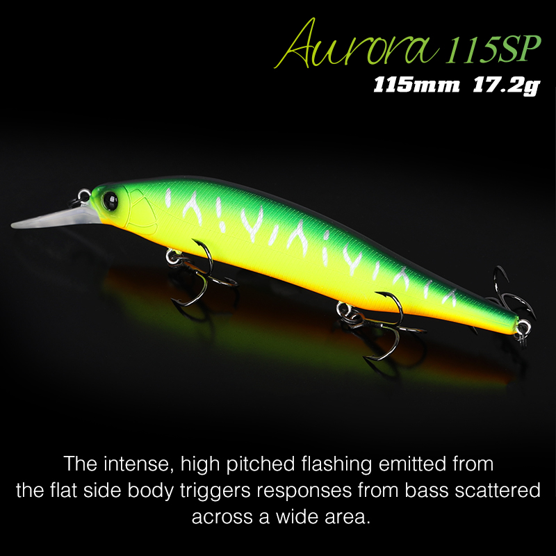 TSURINOYA 115mm 17,2g suspensi - Fishing Lure Jerkbait reseña y precio