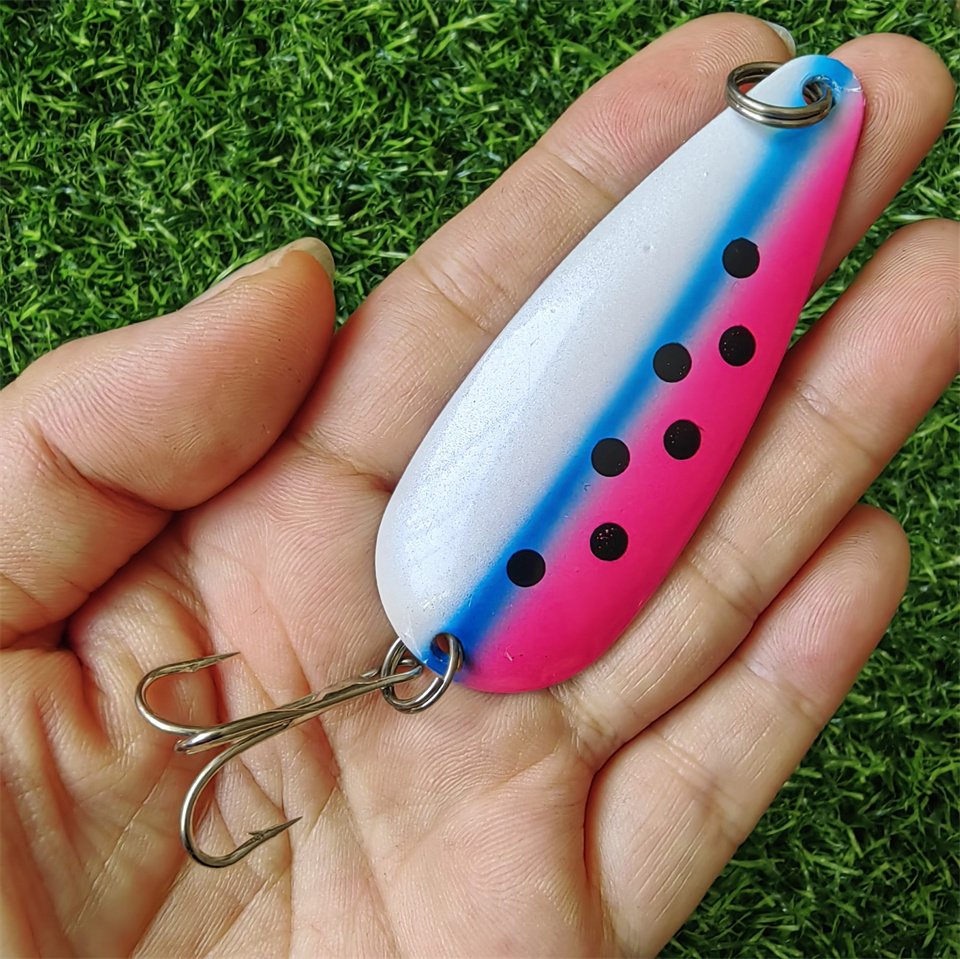 Señuelo de cuchara giratoria d - Fishing Lure Jig reseña y precio