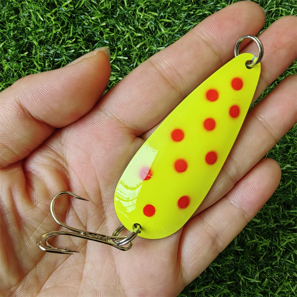 Señuelo de cuchara giratoria d - Fishing Lure Jig reseña y precio