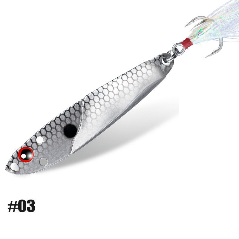 1 señuelo de pesca de metal 3D - Fishing Lure Spoon reseña y precio