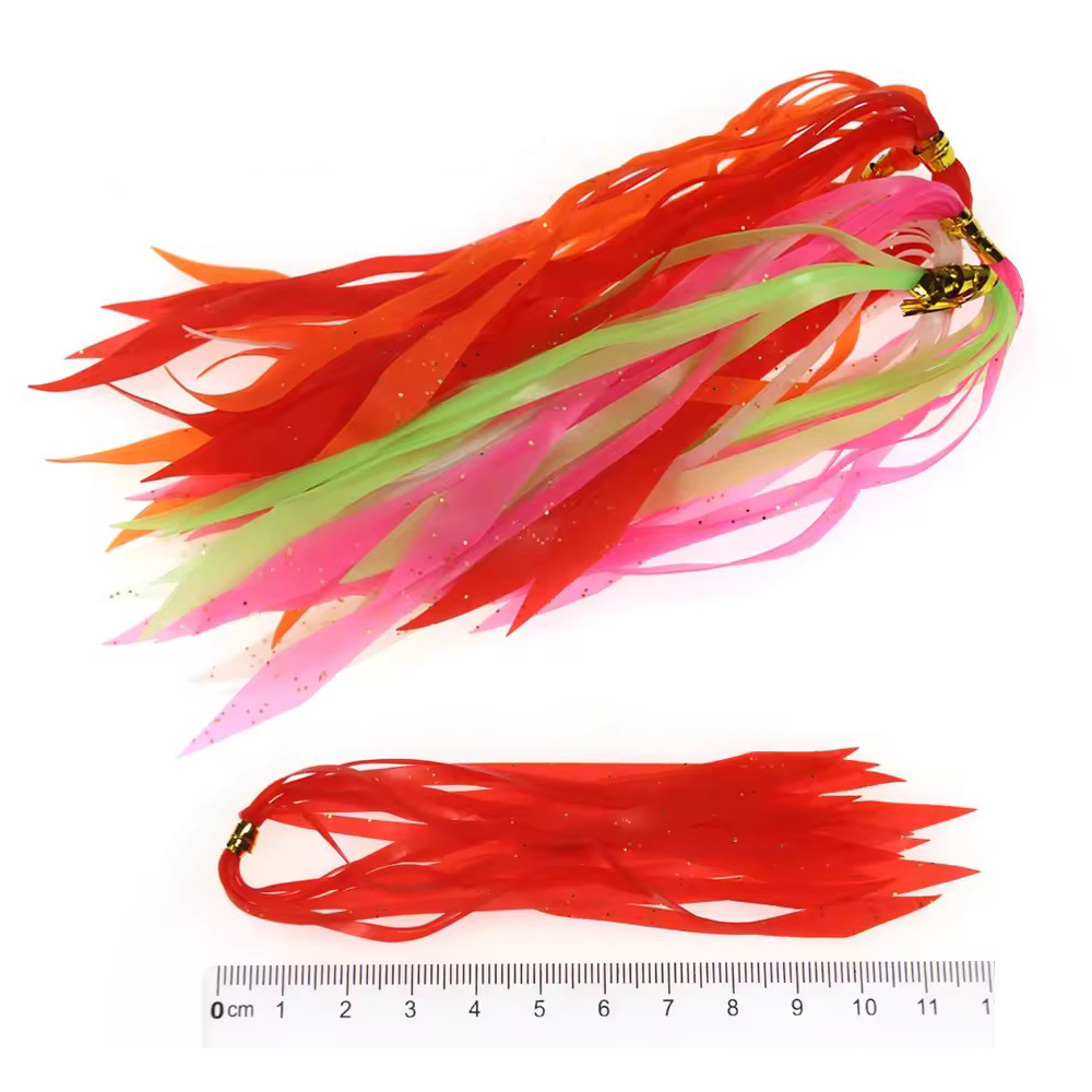 Ellllv 10 Uds. Faldas colorida - Fishing Lure Soft Plastic reseña y precio