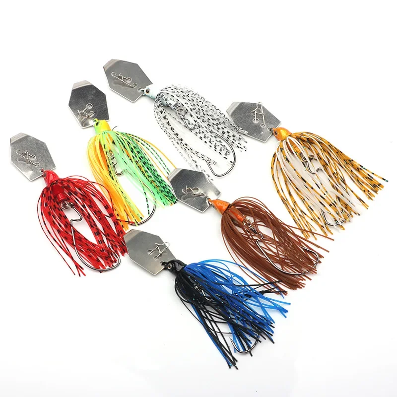 6 unids/set Chatterbait Señuel - Fishing Lure Spinnerbait reseña y precio