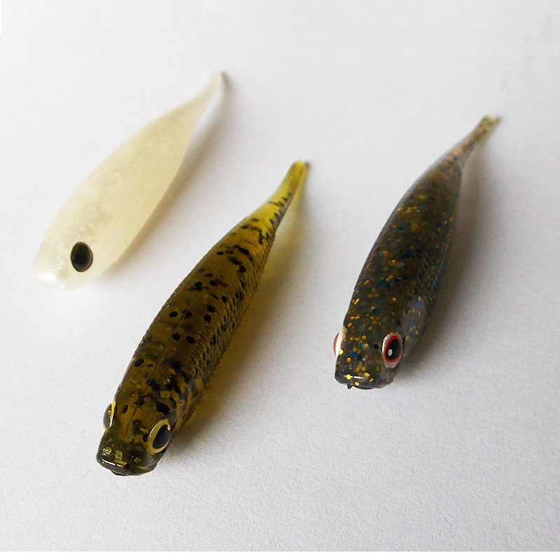 ESFISHING I Shad brillante 10  - Fishing Lure Soft Plastic reseña y precio