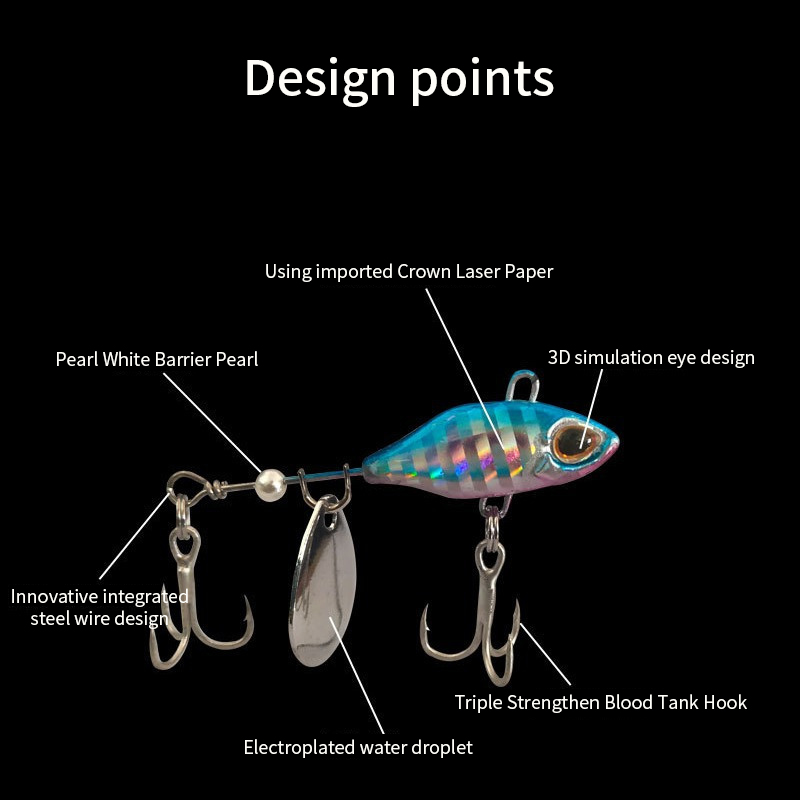 Señuelos de Pesca Giratorios V - Fishing Lure Spoon reseña y precio