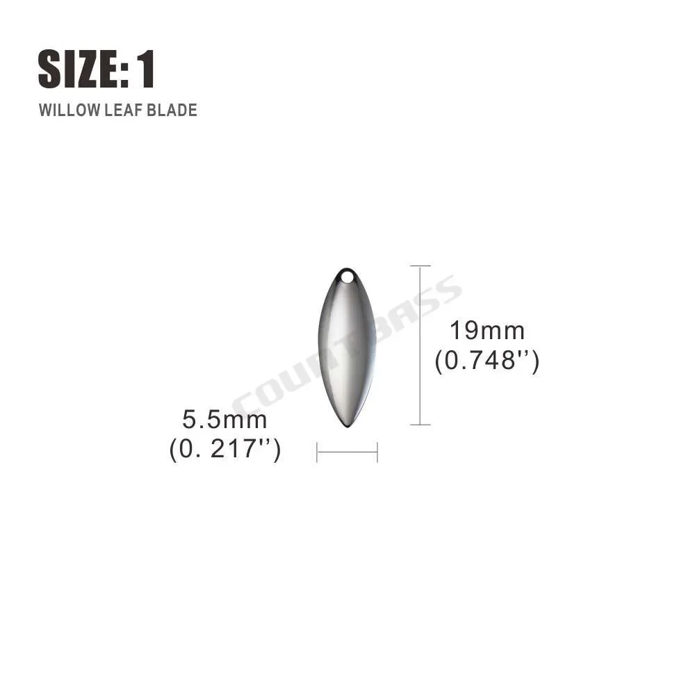 Countbass 50 Uds tamaño 1-6 ho - Fishing Lure Spinner reseña y precio